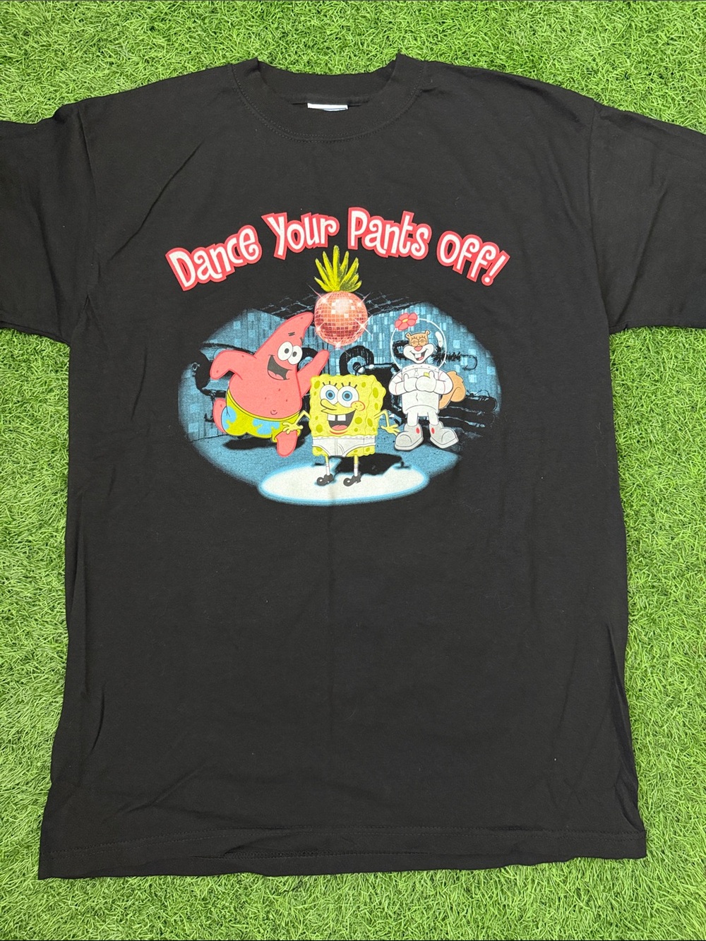 Vintage SpongeBob SquarePants "Dance Your Pants Off" Short Sleeve Size Large